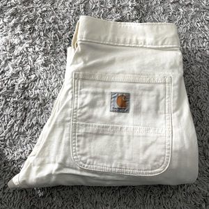 white carhartt mens pants